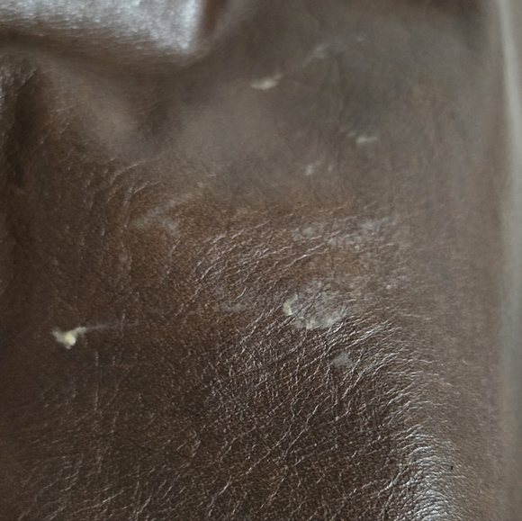 Oscar Leopold Cuir Leather Chocolate Brown Boho Hippie 70's Jacket Size L - Picture 13 of 16